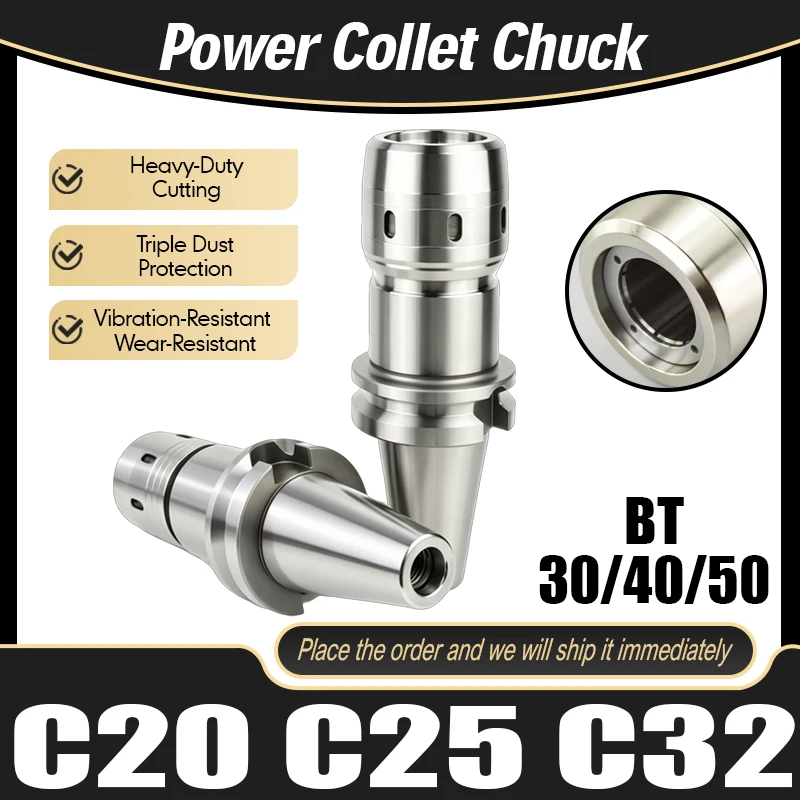 

BT NT Powerful Tool Holder C20 C25 C32 High-precision CNC Machine Tool Chuck Milling Cutter Bracket BT30 BT40 BT50 NT40 NT50