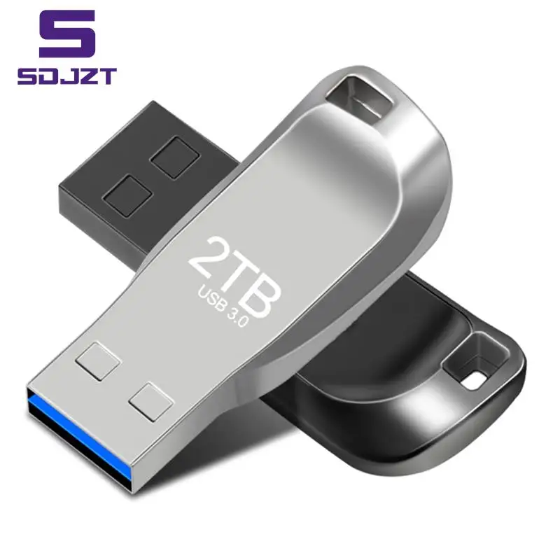 

Metal USB3.0 Pen Drive 2TB USB Flash Drives 1TB High Speed Pendrive Waterproof USB Flash U Disk New Upgraded TYPE-C Adapter 512G