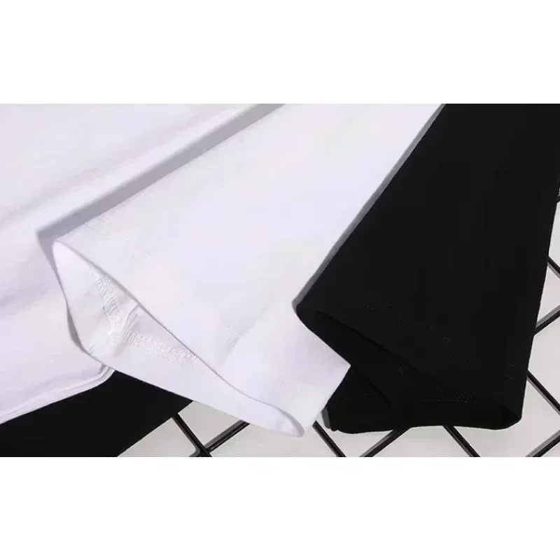 هناك سؤال واحد فقط إذا تفقد تي شيرت مثير للاهتمام الهيب هوب الشرير يقول تي شيرت الجدة قصيرة الأكمام Y2k الشارع الشهير #5