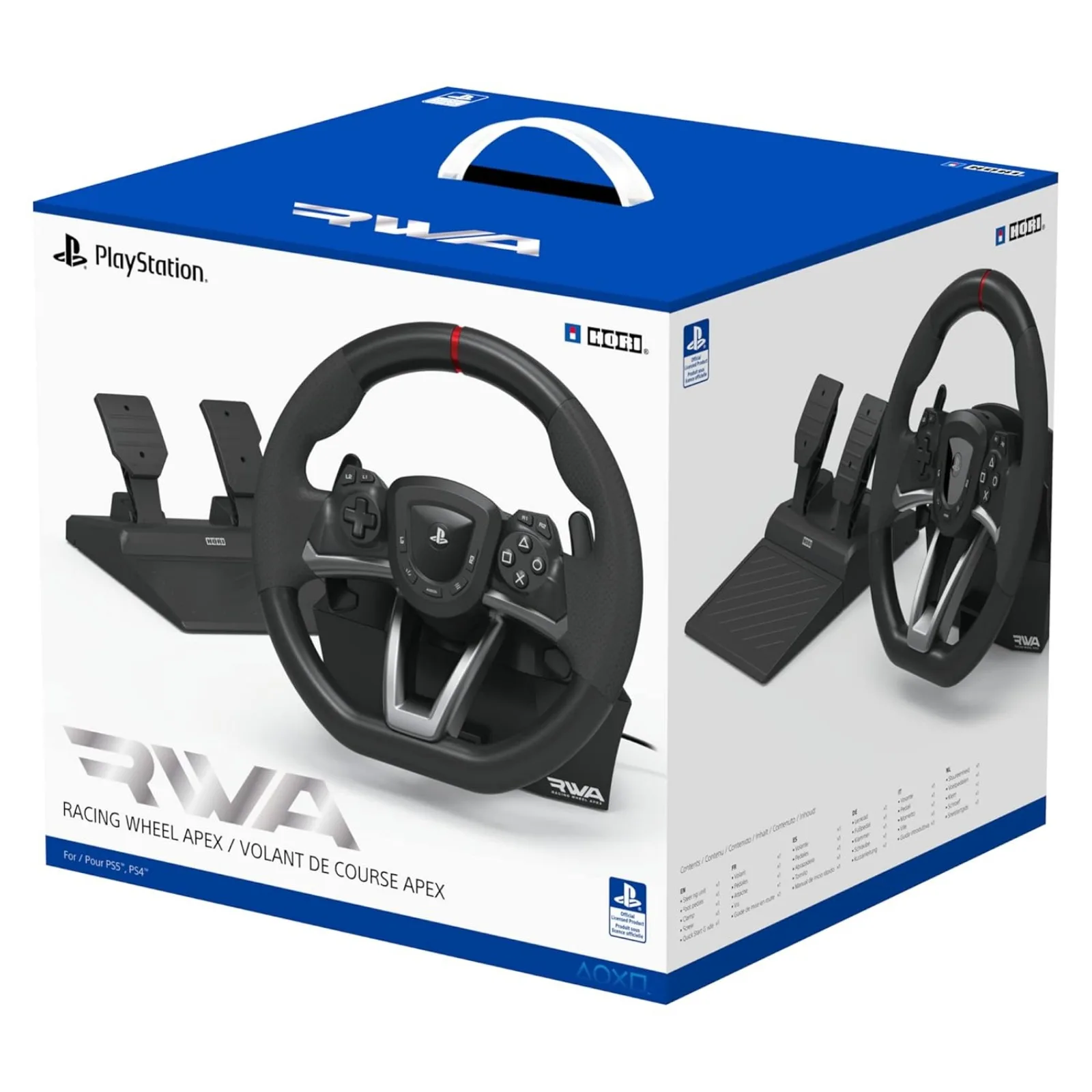 US  Racing Wheel Apex for Playstation 5, PlayStation 4 and PC - Officially Licensed by Sony - Compatible with Gran Turismo 7