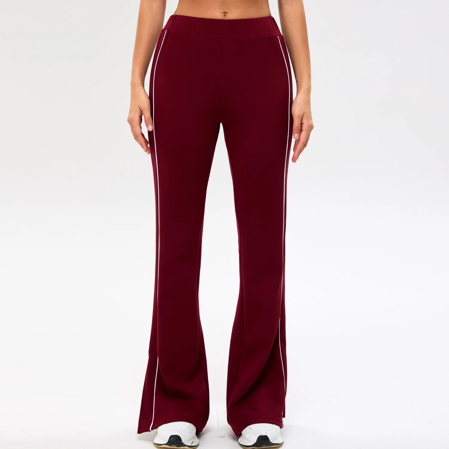 Bell-bottoms Women Yoga Leg Bottoms Women's Soft Stretchy Fabric Yoga Pants GYM Sweat-Wicking Properties Running Sport Trousers