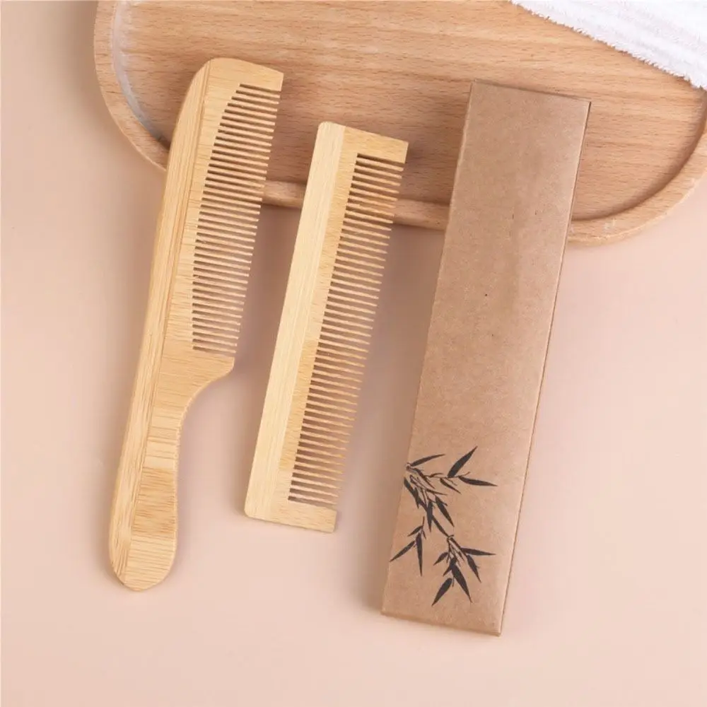 Wooden Comb Bamboo Massage Hair Combs Natural Anti-static Hair Brushes Hair Care Massage Comb Men Hairdressing Styling Tool