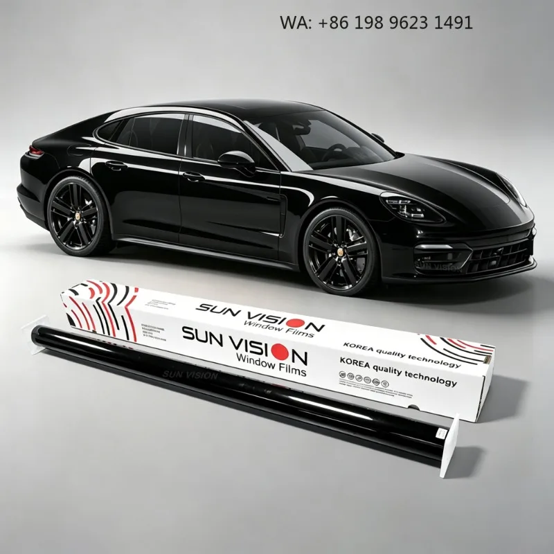 Wholesale Car Window Tint High Heat Rejection 99% UV Block HD Clear Privacy Film izable Brand Packaging