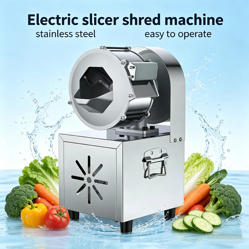 Fruit and vegetable cutting machine stainless steel cabbage and potato cutting machine multifunctional desktop cutting machine