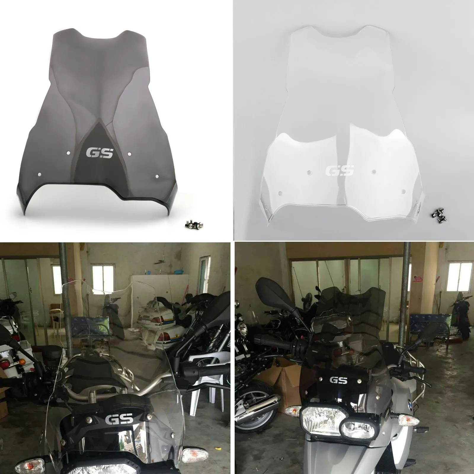 

Artudatech Windshield WindScreen +4" For BMW Adventure F650GS F700GS F800GS 2008-2017