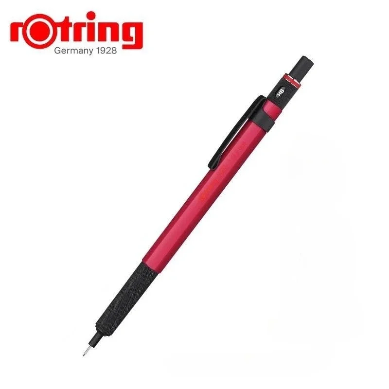 New Germany Rotring Red Ring 500 Automatic Pencil 0.5 Architectural Design Line Draft Drawing Activity Metal Low Center Gift