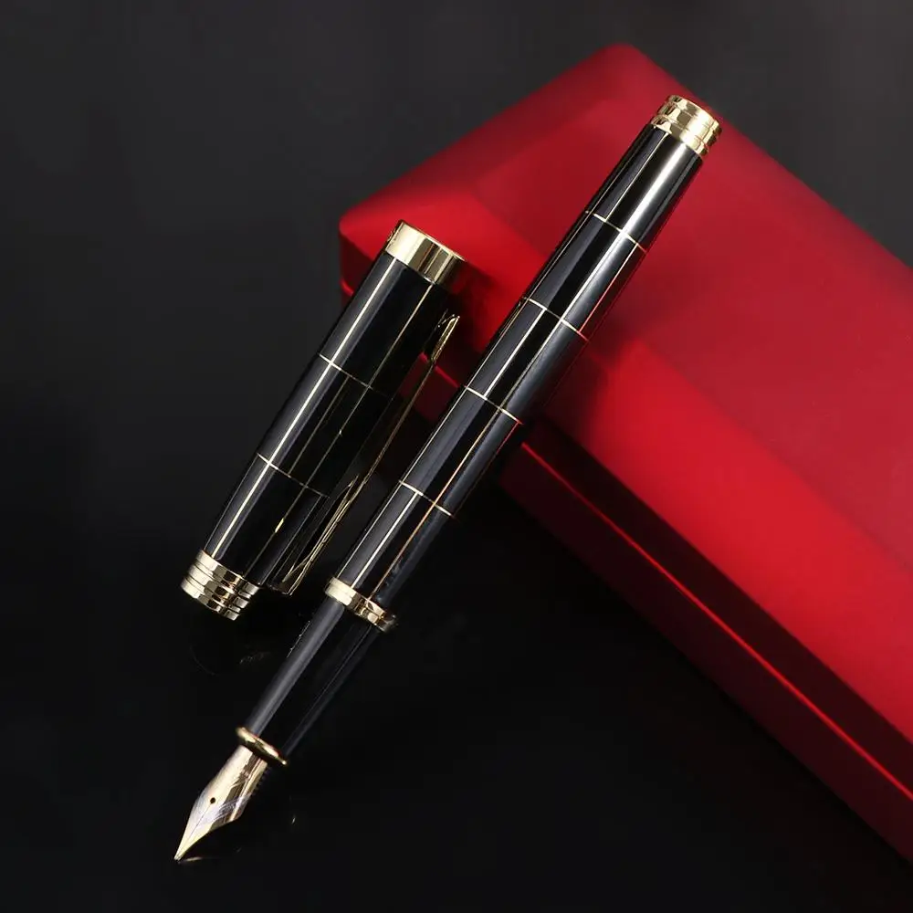

Calligraphy Pen Fountain Pen Smooth Writing Convertible Writing Ink Pen Drawing Journal Signature Metal Fountain Pen