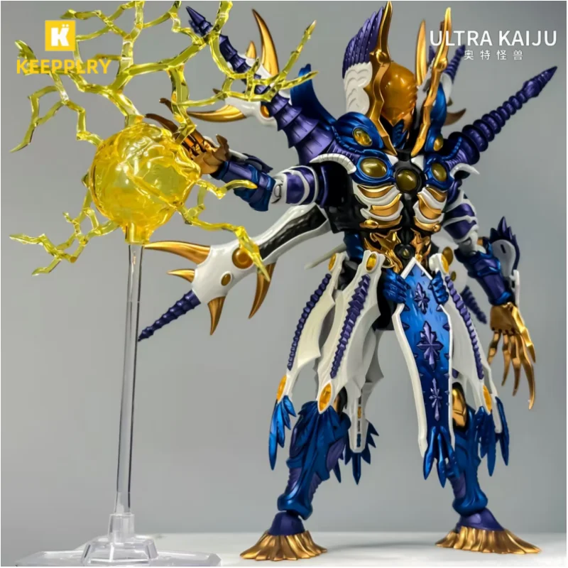 Keeppley Building Blocks Ultraman Monster Toys Greeza King Joe Assembled Models Cyber Gomora Dark Lugiel Ornaments Gifts