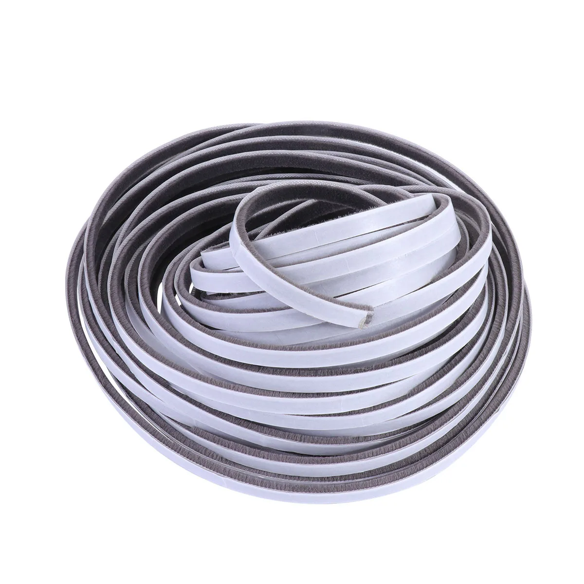

1 Roll 9X5Mm Door Window Sealing Strip Pp Material Soundproof Waterproof Dustproof Adhesive Tape For Glass Door Wardrobe