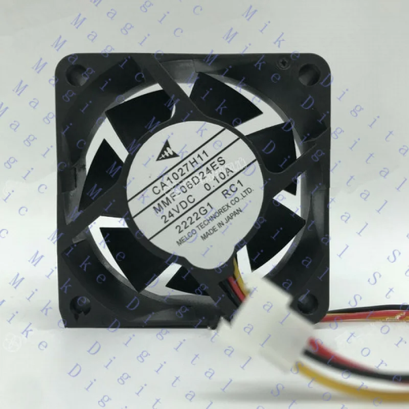 

H для инверторного вентилятора Mitsubishi CA1027H11 MMF-06D24ES-RC1 6 см 6025 24 В 0,10 А 3-контактный