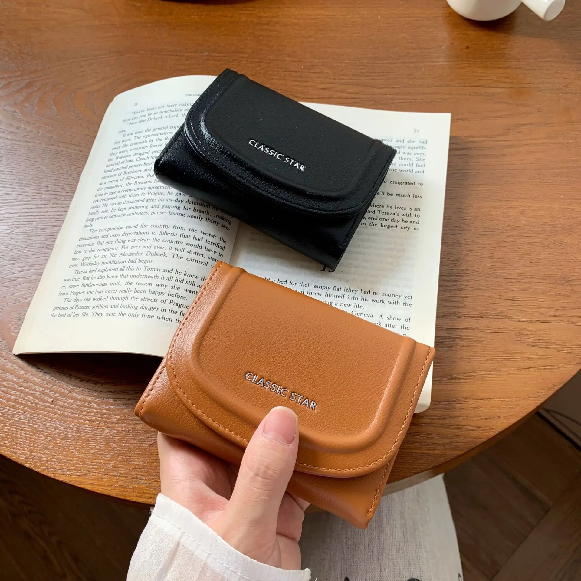 

Тройной женский кошелек, многофункциональный, большой вместимости, тонкий и небольшой кошелек для хранения мелочей, студенческий каваи.