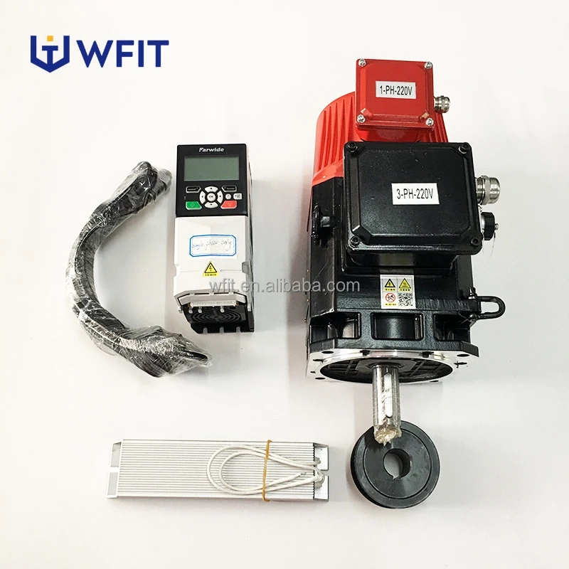 Bt30 12000rpm 90mm Atc Belt Driven Cnc Milling Spindle Bt30 Spindle - Image 3