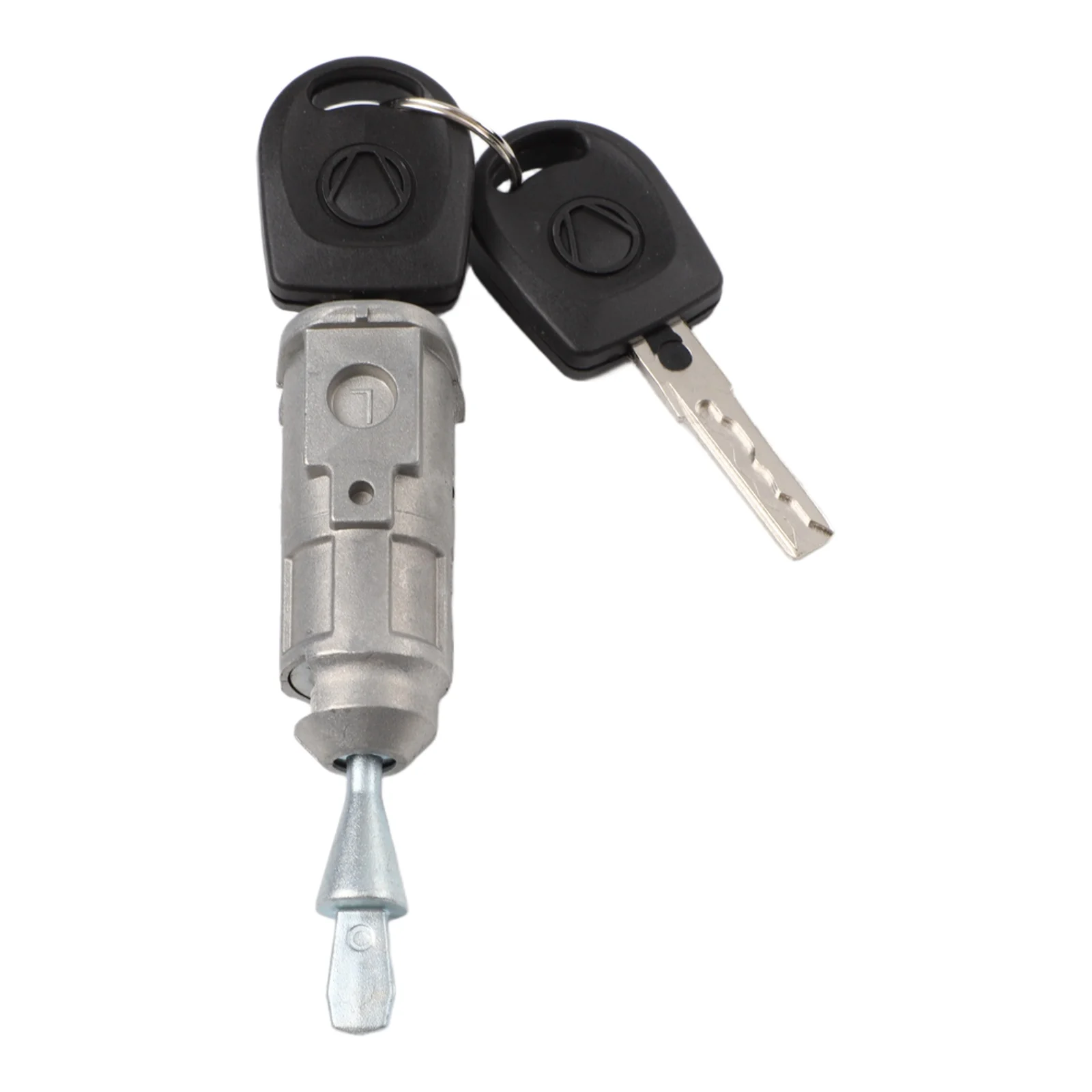 Vehicle Lock Repair Silver Gray Door Lock Cylinder High Universality Fitment Key Included High Universality Fitment