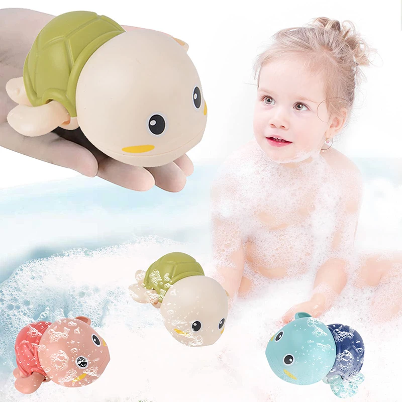 

Baby Bath Toys Bathtub Toys for Toddlers Swimming Pool Turtle Bathtub Water Toys Floating Wind Up Toys for Infants Birthday Gift