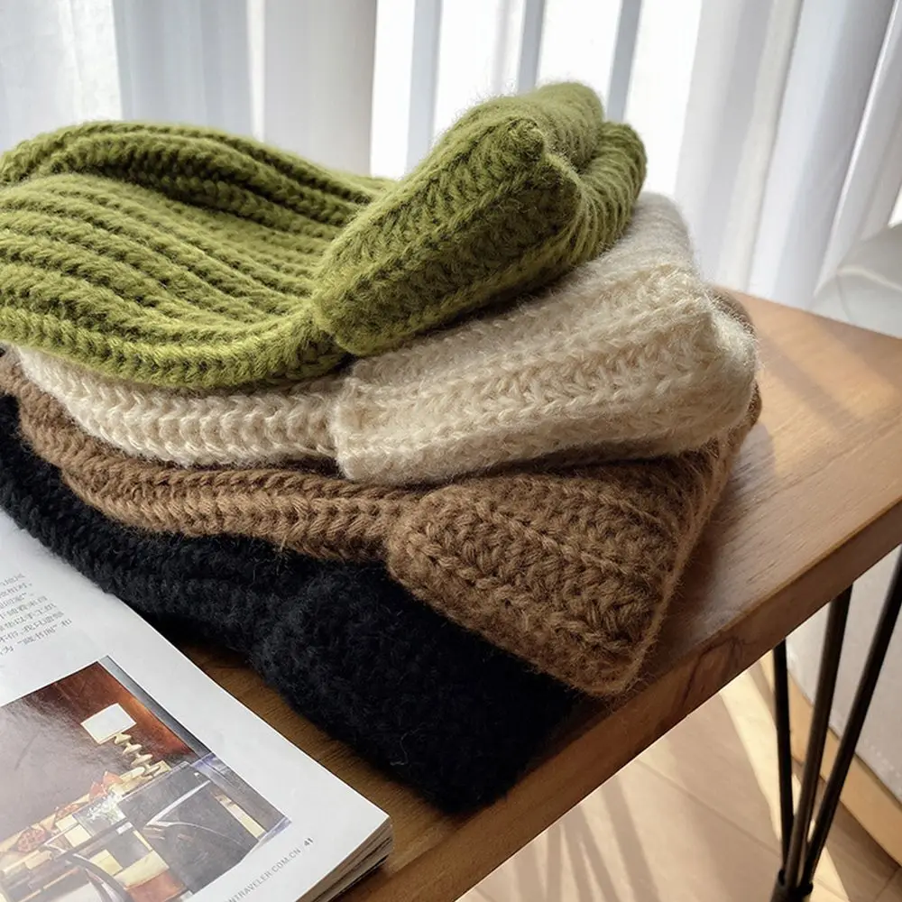 جديد الصلبة لطيف امرأة/الرجال الشتاء الخريف القبعات دفئا بونيه محبوك بيني الإناث قبعة قبعات