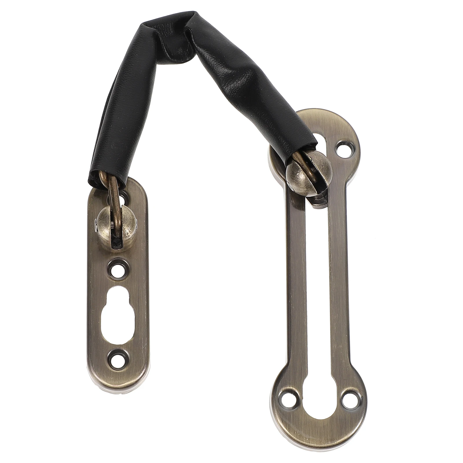 مكافحة سرقة سلسلة الفولاذ المقاوم للصدأ الثقيلة مزلاج الباب قفل الأمان للمنزل مكتب باب سلسلة مزلاج مشبك قوي #3