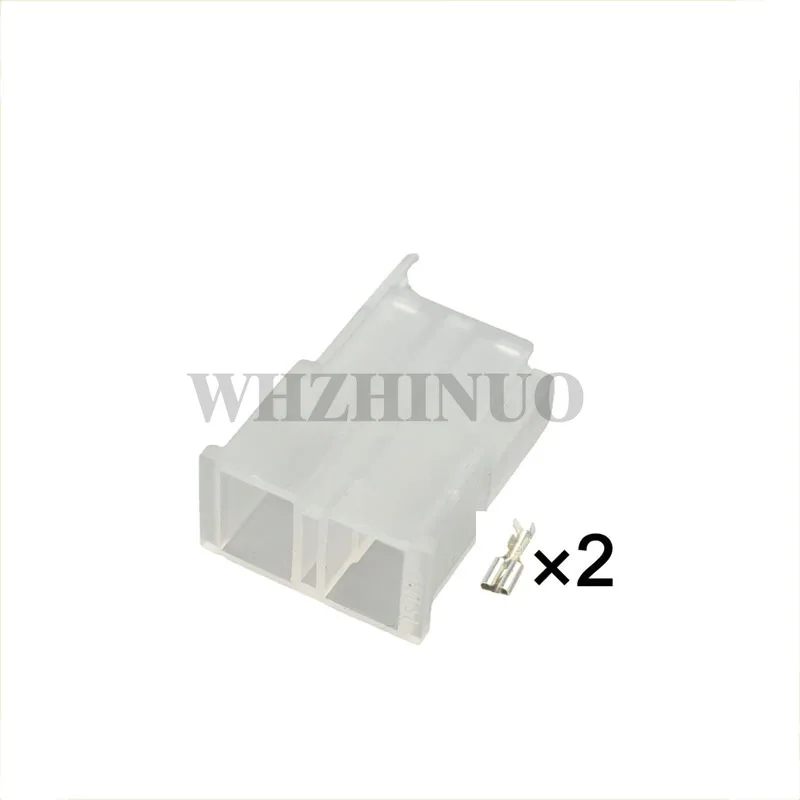 20Sets 6.3mm 2Pin Automotive 6.3 Electrical Wire Connector Male Female CableTerminal Plug Kits Motorcycle Ebike Car