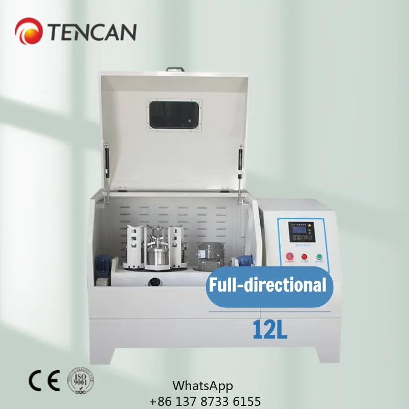 Tencan 3.96L Full-directional Planetary Ball Mill Gear Bearing 1.5KW Motor 220V/50Hz Lab Nano 0.1micron Powder Grinding Food