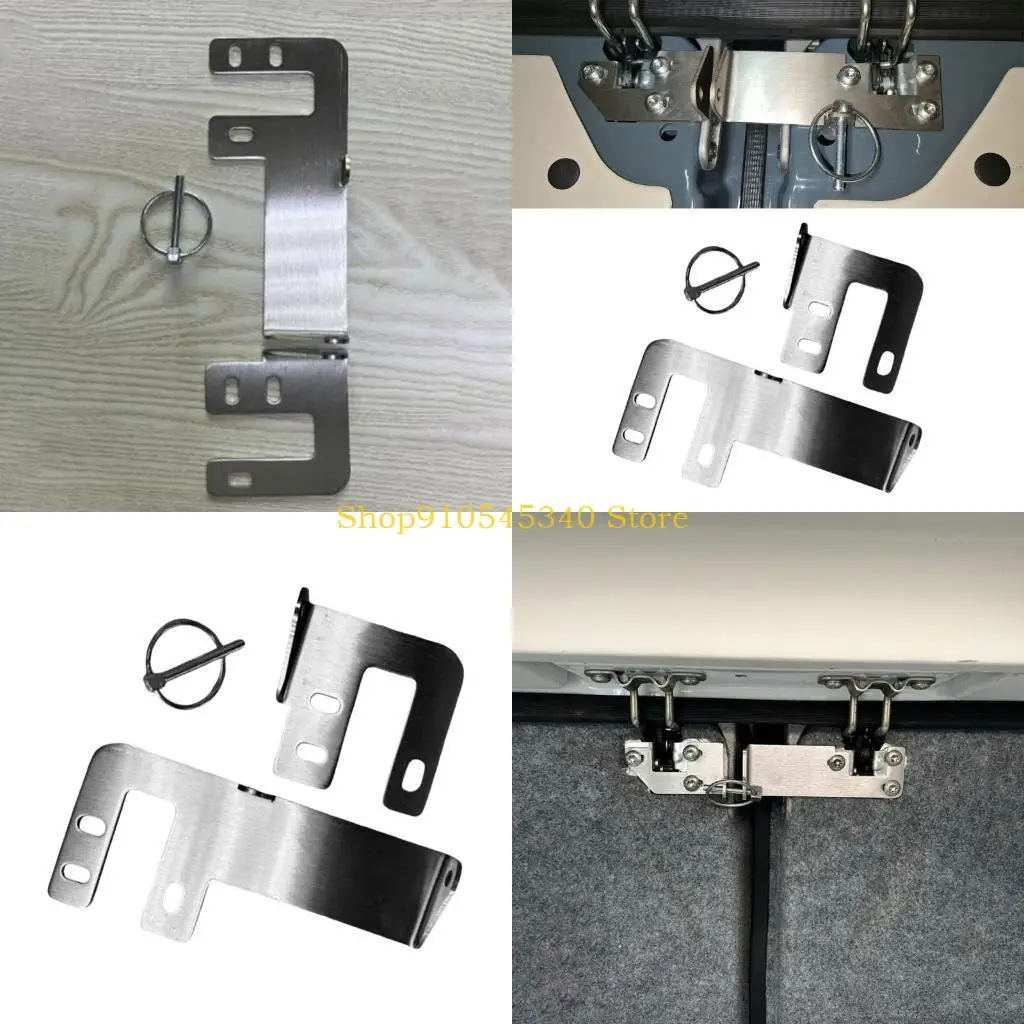 

U2JA Heavy Duty Stainless Steel Rear Door Lock Security Accessory Fit for Camping Campervans Motorhomes Back Door Protections