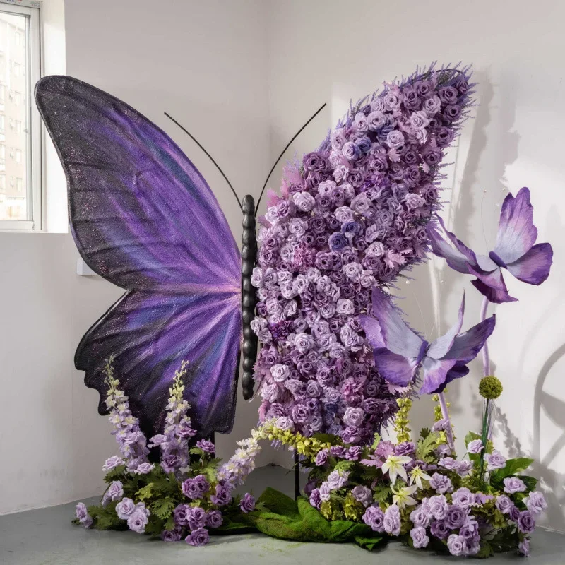 Three-dimensional decoration Meichen paper art flower store road guide arrangement ornament