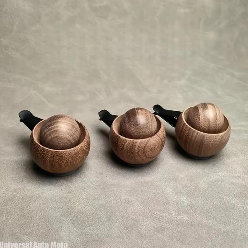 Difusor de Óleos Essenciais para Carro e Casa - Feito de Madeira, Mini Difusor de Fragrância Natural, Adequado para Quarto, Sala de Estar e Banheiro