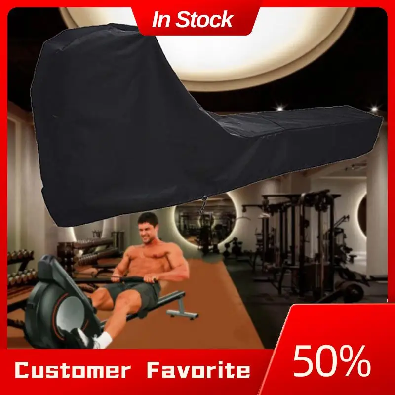 

Y28A 1 Piece Rowing Machine Cover Black Fitness Equipment Protective Cover Oxford Waterproof Fabric For Indoor Outdoor Use