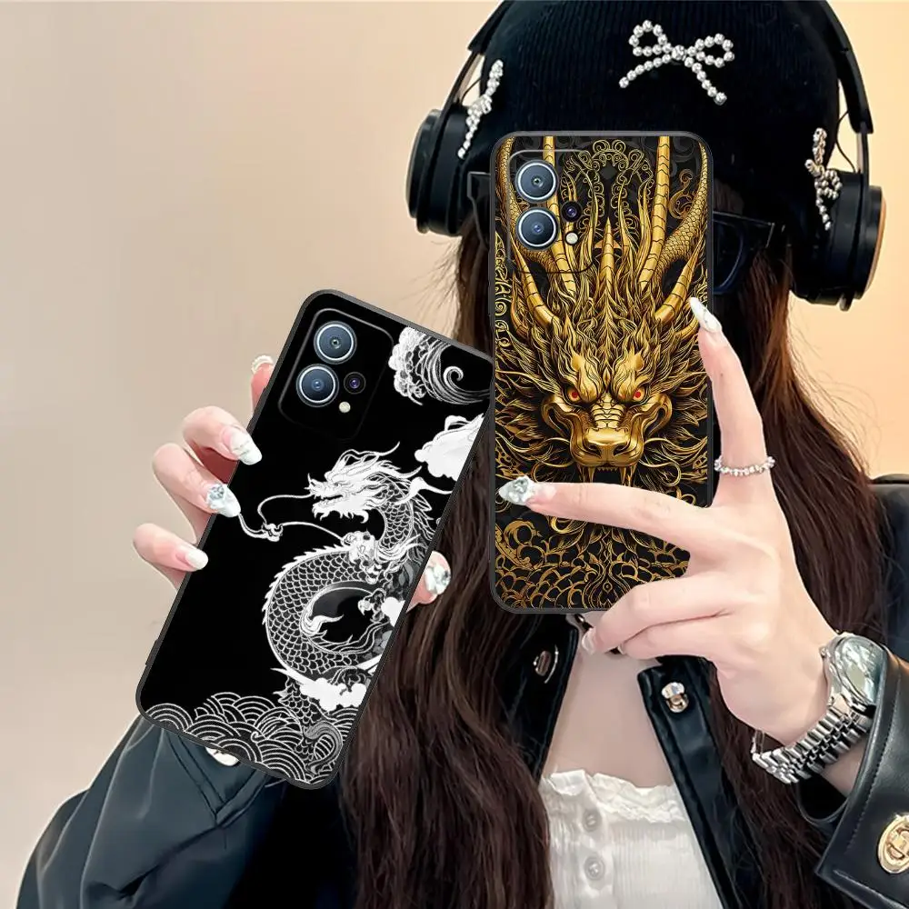 

Чехол для мобильного телефона East Orient Dragon для Huawei P60 P50 P40 P30 P20 P10 P9 P8 Pro Lite Plus, черный роскошный чехол Pretty