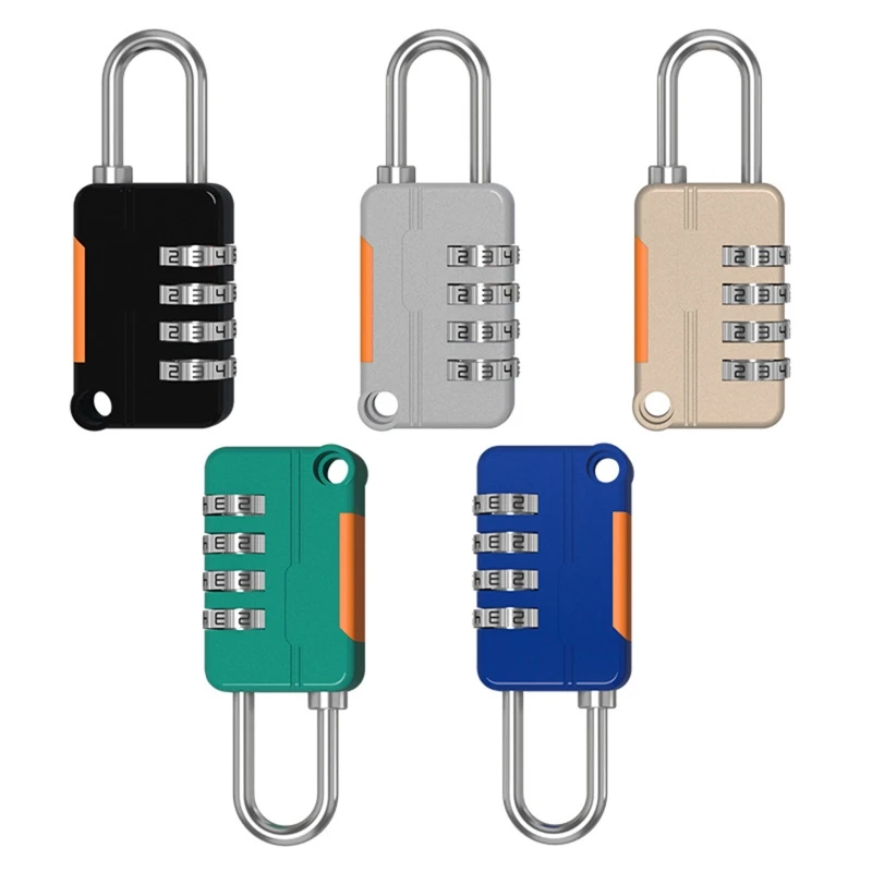 4 Digit Code Combination Padlock Small Luggage for CASE Lock Keyless Shackle Loc