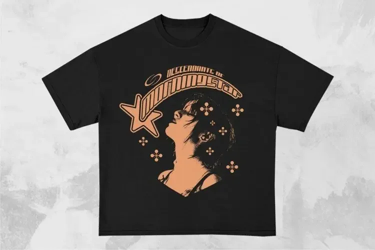 تي شيرت كاجوال بتصميم كلاسيكي Y2K Harajuku مصنوع من القطن الخالص بأكمام قصيرة للجنسين فضفاض وصديق للبشرة وجيد التهوية