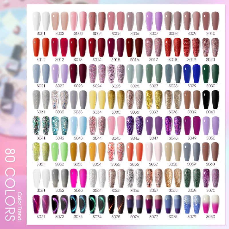 ROSALIND Nail Gel Polish New Arrival Soak Off UV LED Gel Varnish Semi Permanent Full Coverage Nail Manicure Top Base Coat