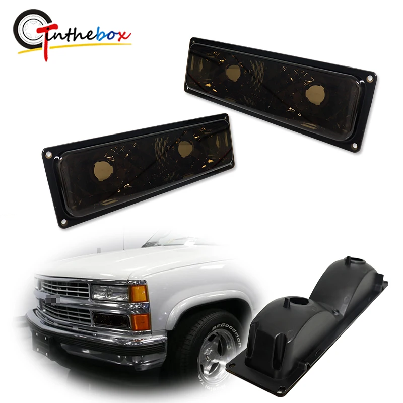 Zderzak przedni włączony kierunkowskaz obudowa shell dla Chevrolet C/K 1500 2500 3500,Tahoe,Suburban,Silverado, dla GMC Suburban Yukon