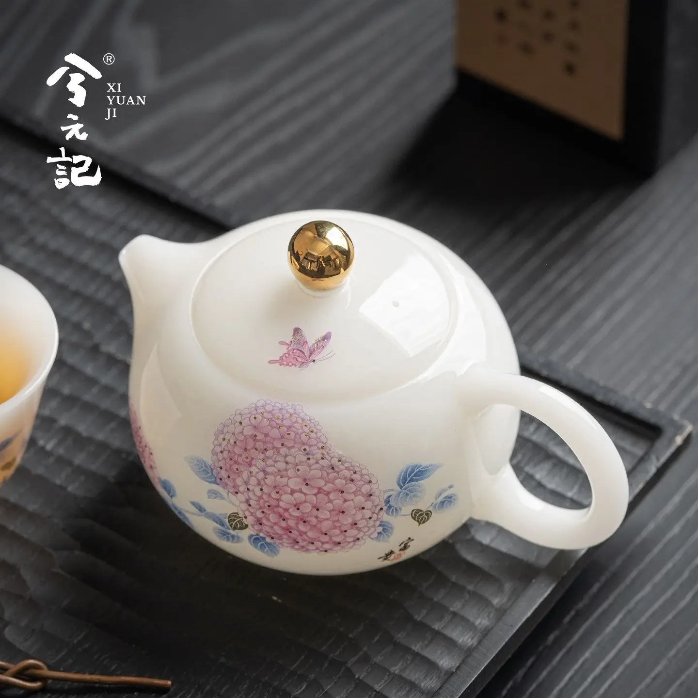 Xiyuanji Lambswool Jade Porcelain Teapot Household Ceramic Tea Brewing With Tea-Water Separation Single-Person Drinking 2026