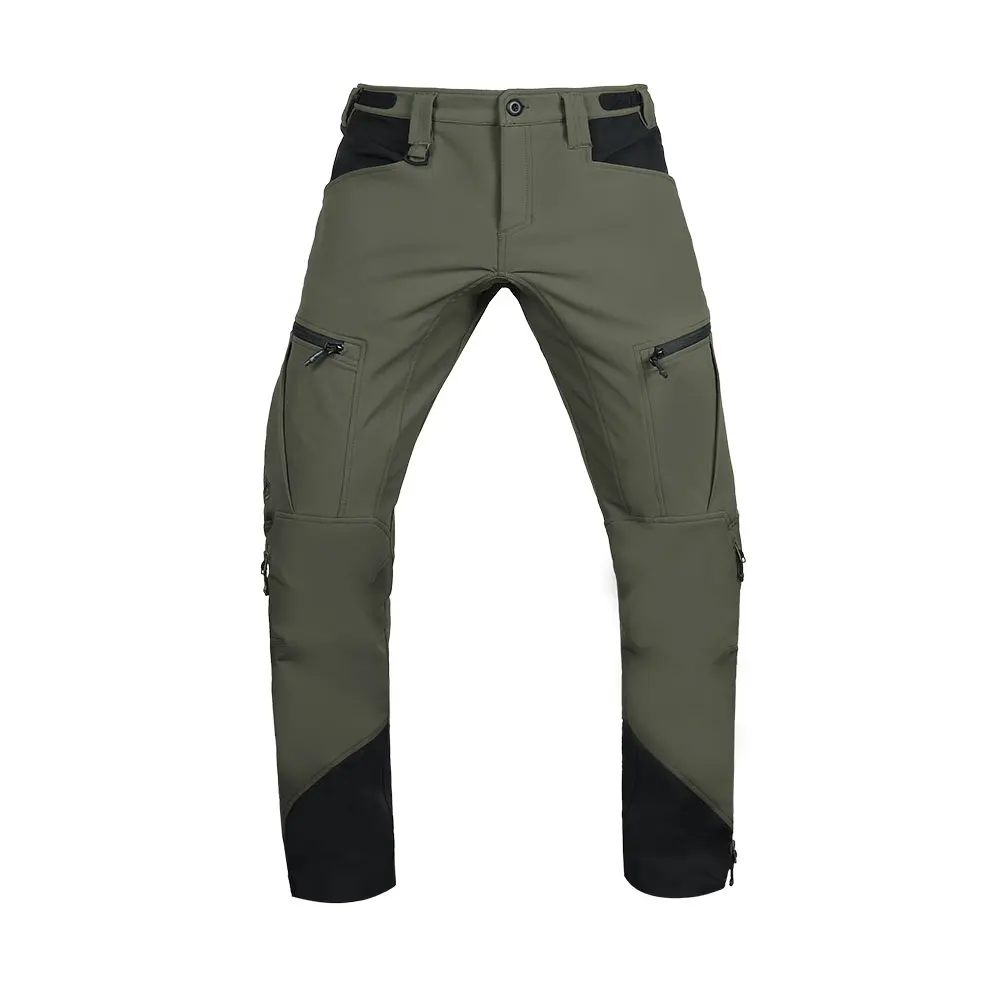 Emersongear Blue Label „Pelican” spodnie Soft Shell wiatroszczelne wodoodporne spodnie Cargo antystatyczne ciepło Camping piesze wycieczki