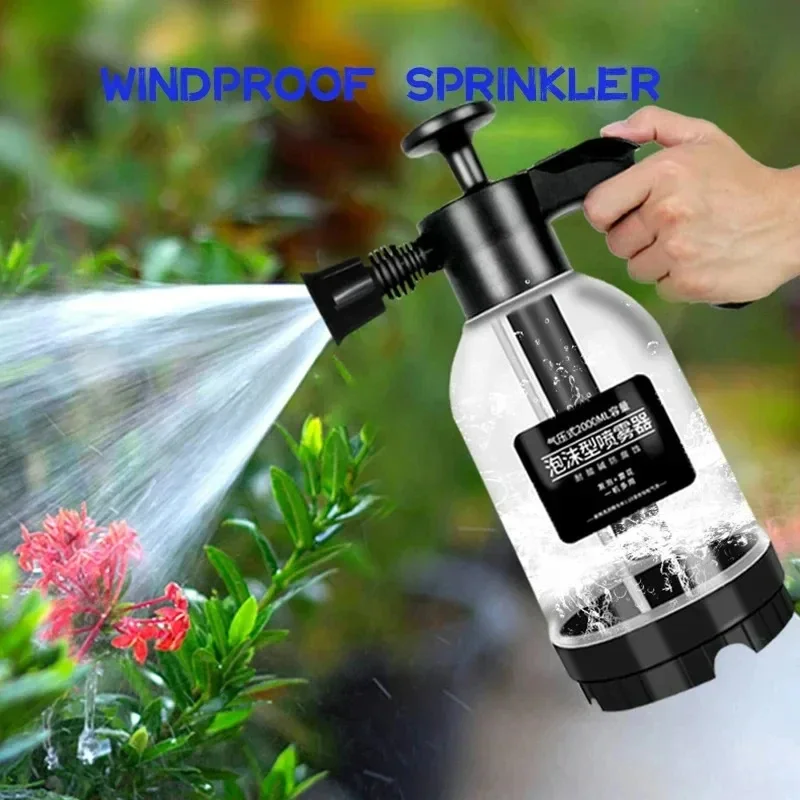 

Car Wash Foam Sprayer 2L Hand Pump Pneumatic Cannon Snow Foam Car Wash Spray Spray Bottle Window Multi-purpose Watering Can