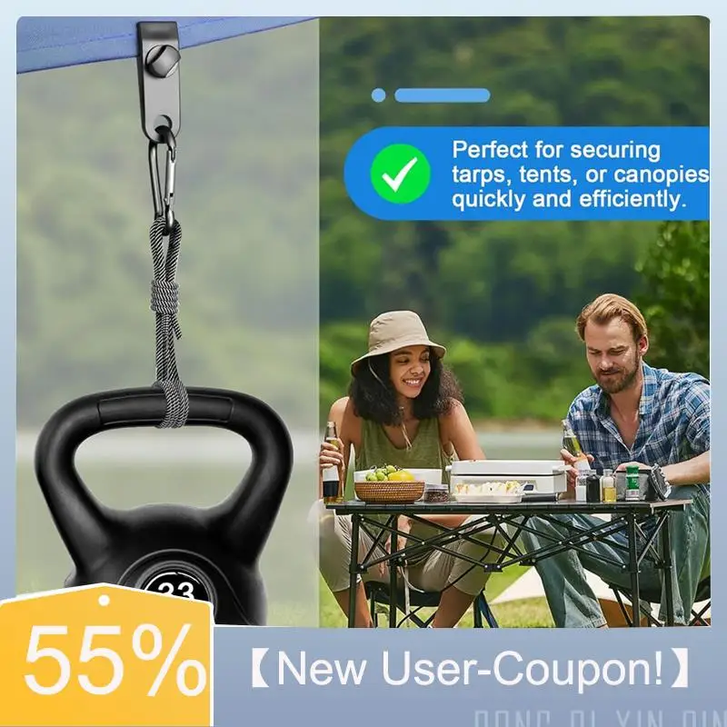 【Fast Delivery】Tarp Clips Clamps 60 PCS Tent Clamp With Carabiners Tie Down Fastener Clips Holder For Tarp,Pool