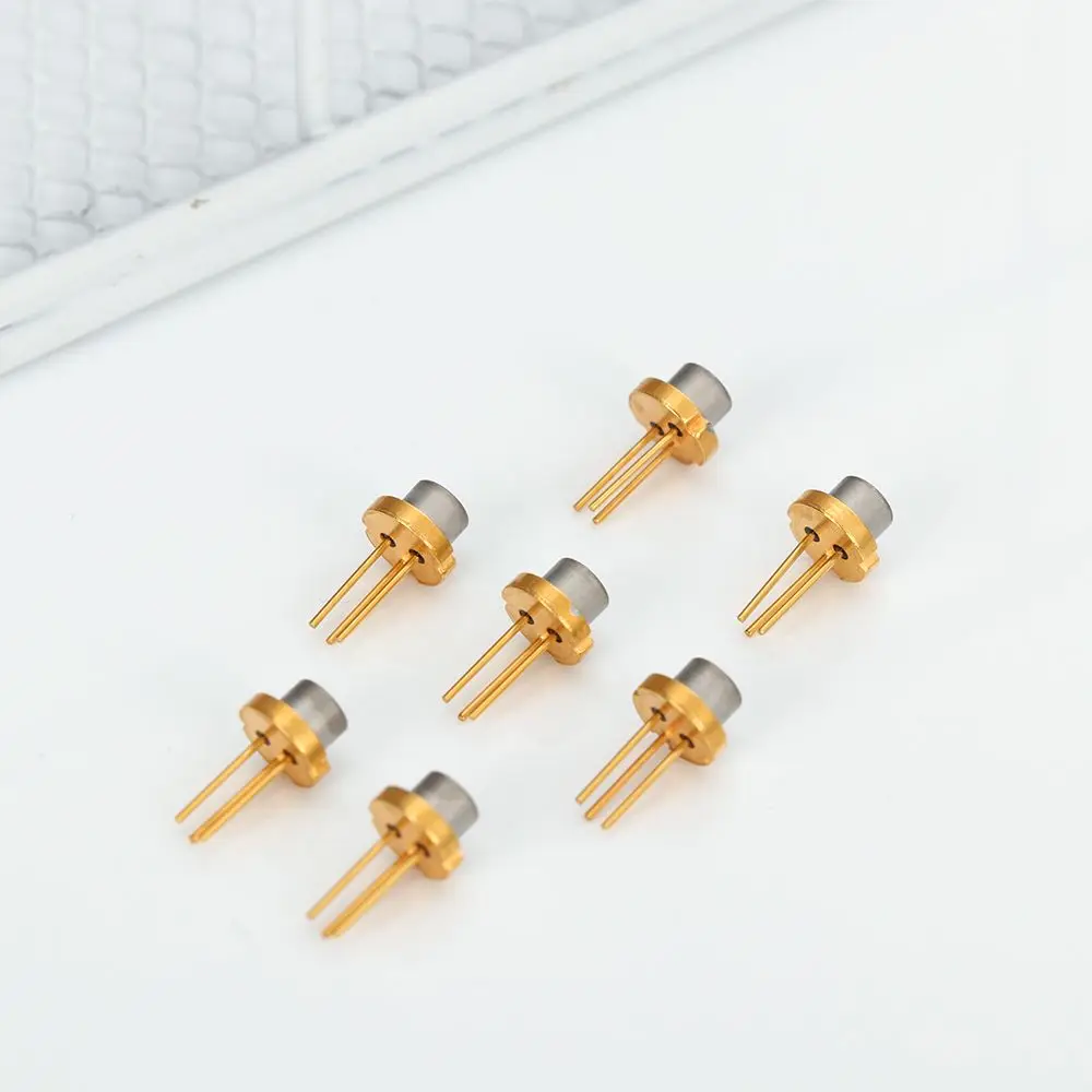 1/2/5/10pcs High Quality High Power 650nm 2.2V 5MW TO-18 Laser Diode Red Laser Head Burning Infrared Diode Module