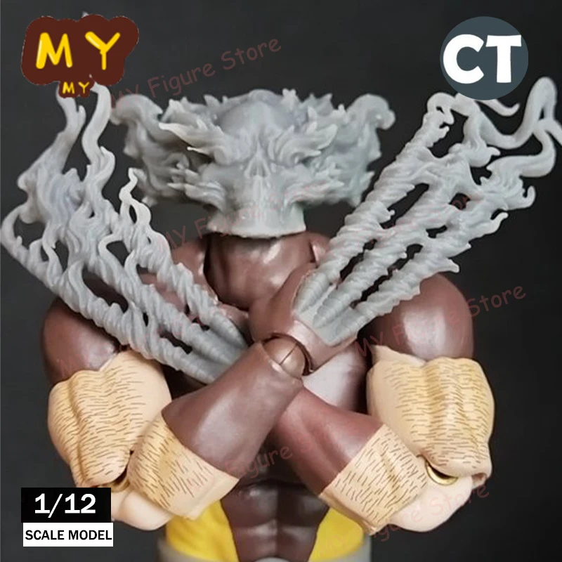 New Hellverine CT Toys Wolverine Figure Brown Comic X-Men Action Figure Mafex 138 Shf Anime Figurine Ko Model Statue Toy Gifts