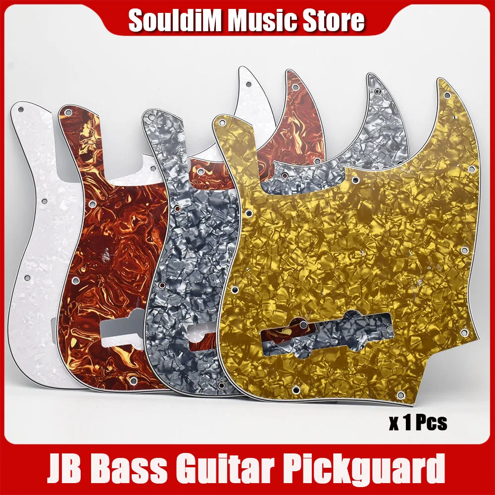 1pcs 10 Hole Jazz JB Bass Pickguard 4 String Guitar Scratch Plate Bass Guitar Accessories