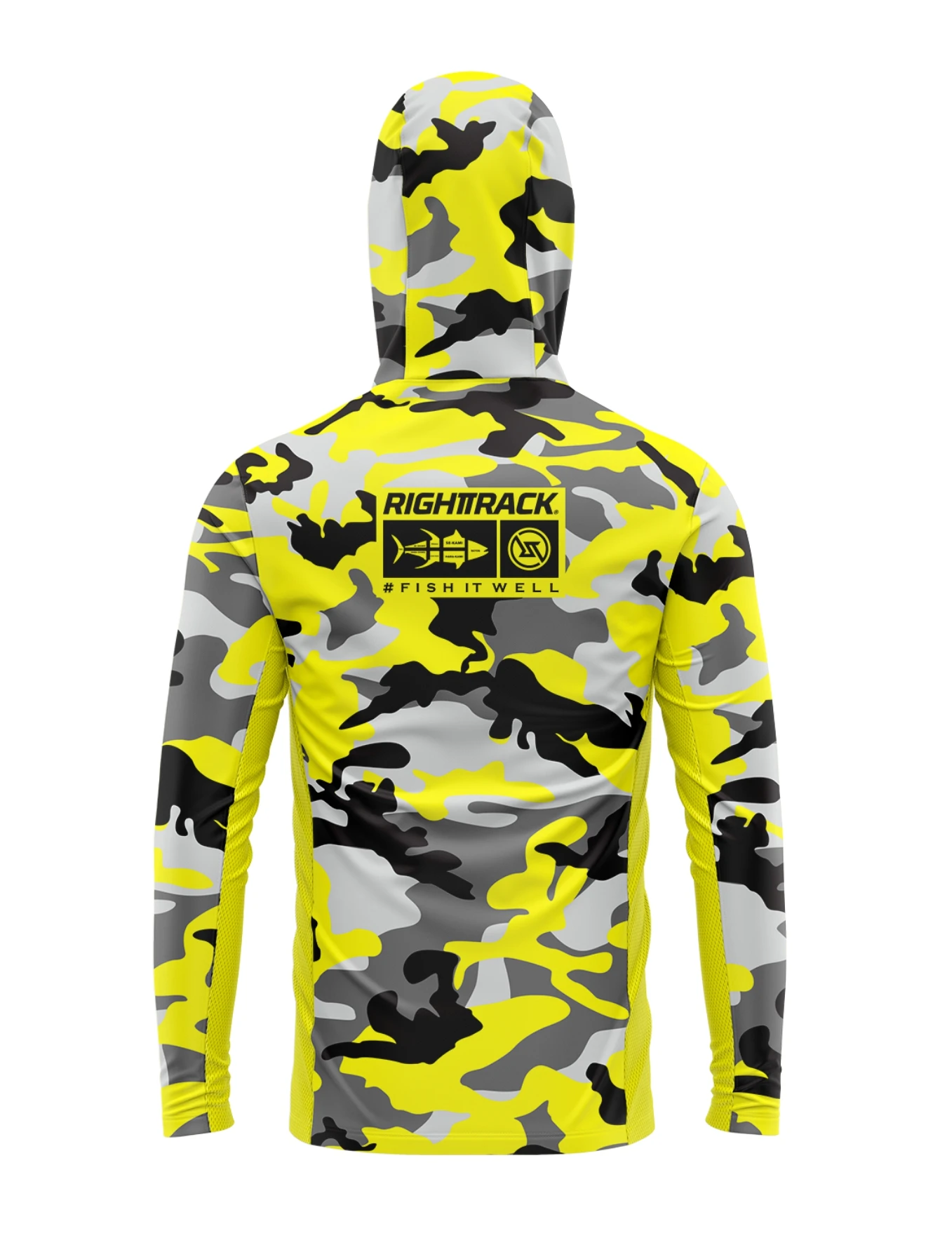 Sweats à capuche respirants pour masque RT, vêtements de pêche, UPF50 + UV Fluor Camo, chasse, escalade, camping, randonnée, pêche à la ligne, tendance