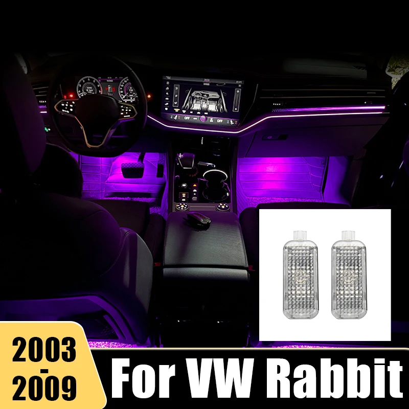 

LED Car Footwell Lamp Atmosphere Light Interior Accessories For VW Rabbit R32 Golf GTI MK5 2003 2004 2005 2006 2007 2008 2009