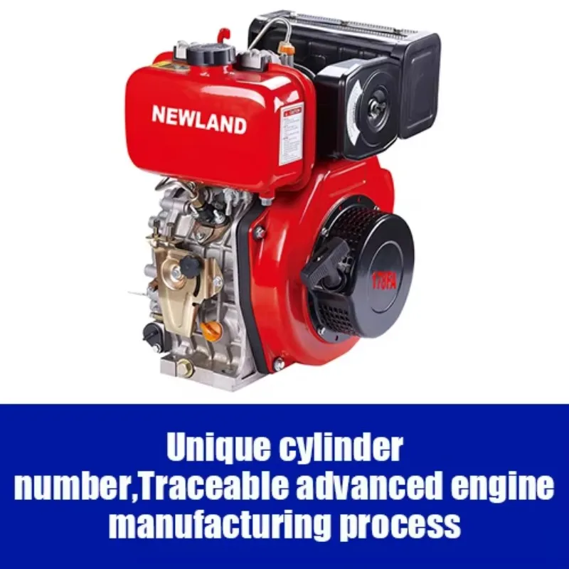Single Cylinder 4 Stroke 188F Diesel Engine 7.5Kw, Machinery Engine
