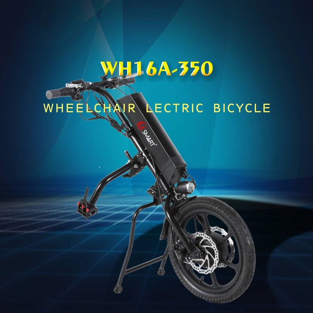 Elektryczny wózek inwalidzki Handcycle WH16A zestaw do konwersji ciągnika z akumulatorem 350W/500w 11.6ah bateria litowa