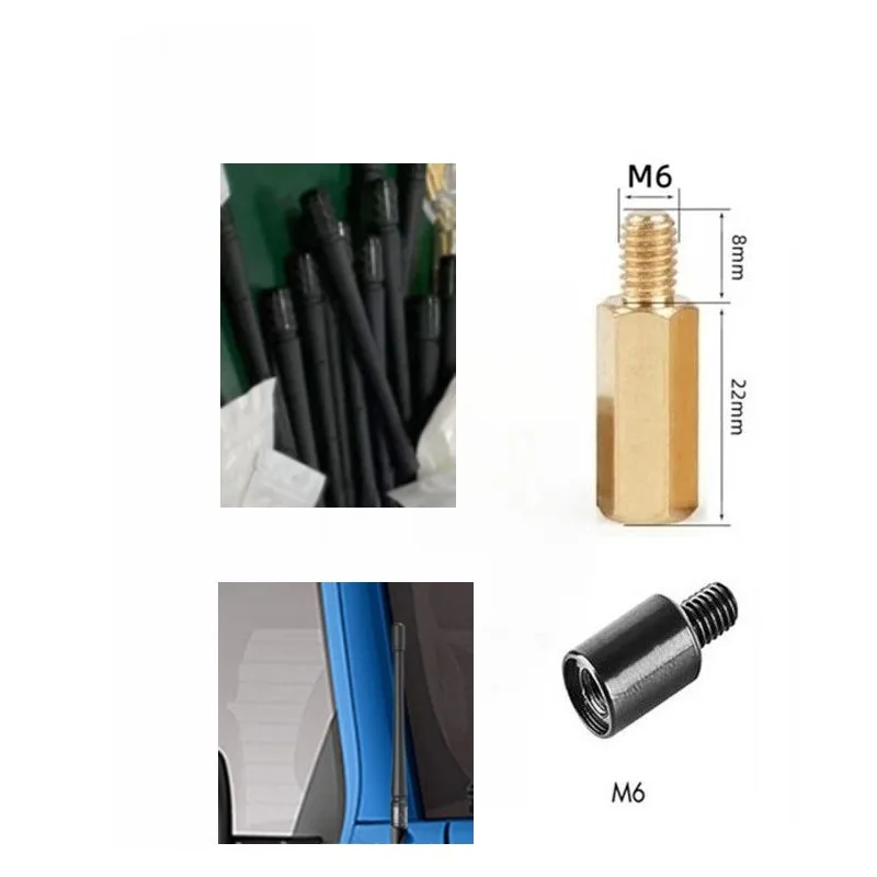 Antena aérea de señal FM AM de goma para Radio de coche de 7 pulgadas, recepción optimizada para Ford F150 Jeep Wrangler Harley Davidson nuevo