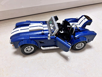 Creative Shelby Cobra Sports Car Model Building Block Sets Office Decorations Christmas Birthday Toy Gifts for Boys Adults