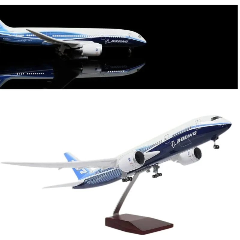 

Новинка 2023 года, масштаб 1:150, литая под давлением модель гражданского авиалайнера, прототип самолета Boeing 787, полимерный самолет с дисплеем коллекции легких