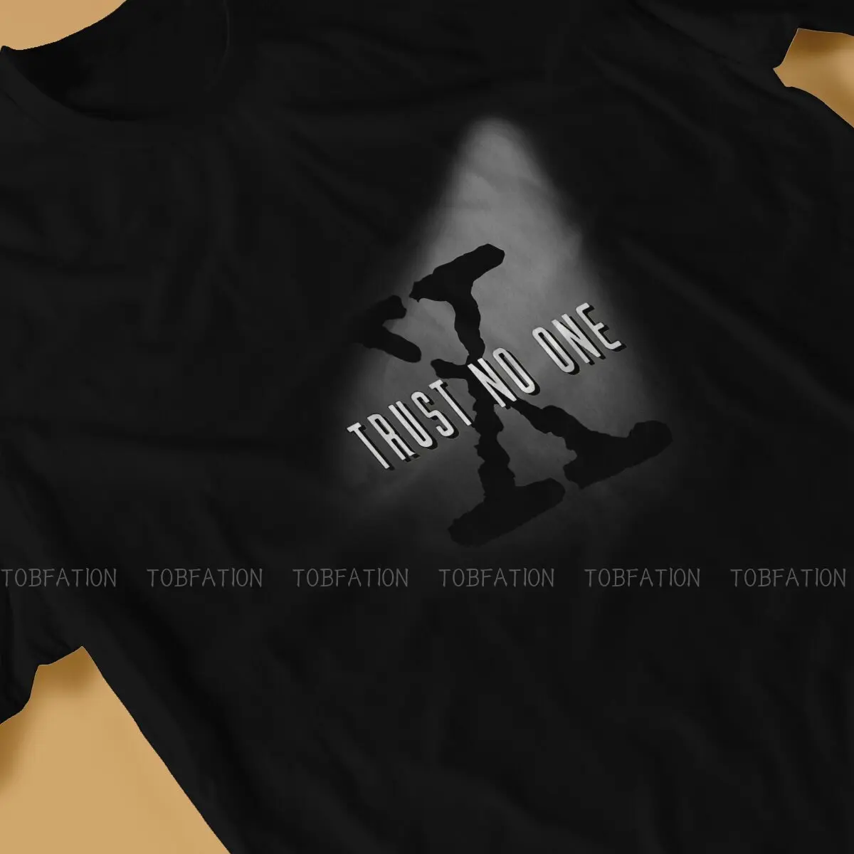 the X Files Trust No One T Shirt Grunge Men\'s Tees Summer Big size Cotton Clothing Harajuku O-Neck TShirt