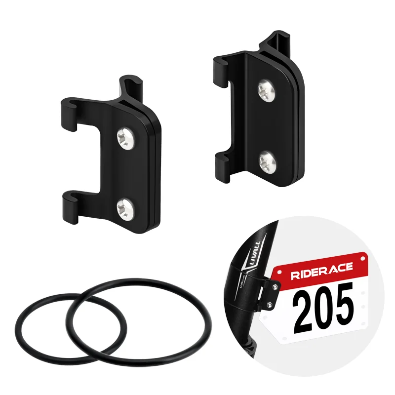 RIDERACE Bike Triathlon Racing Number Plate Mount Holder For MTB Road Bicycle Rear License Number Seatpost Racing Cards Bracket