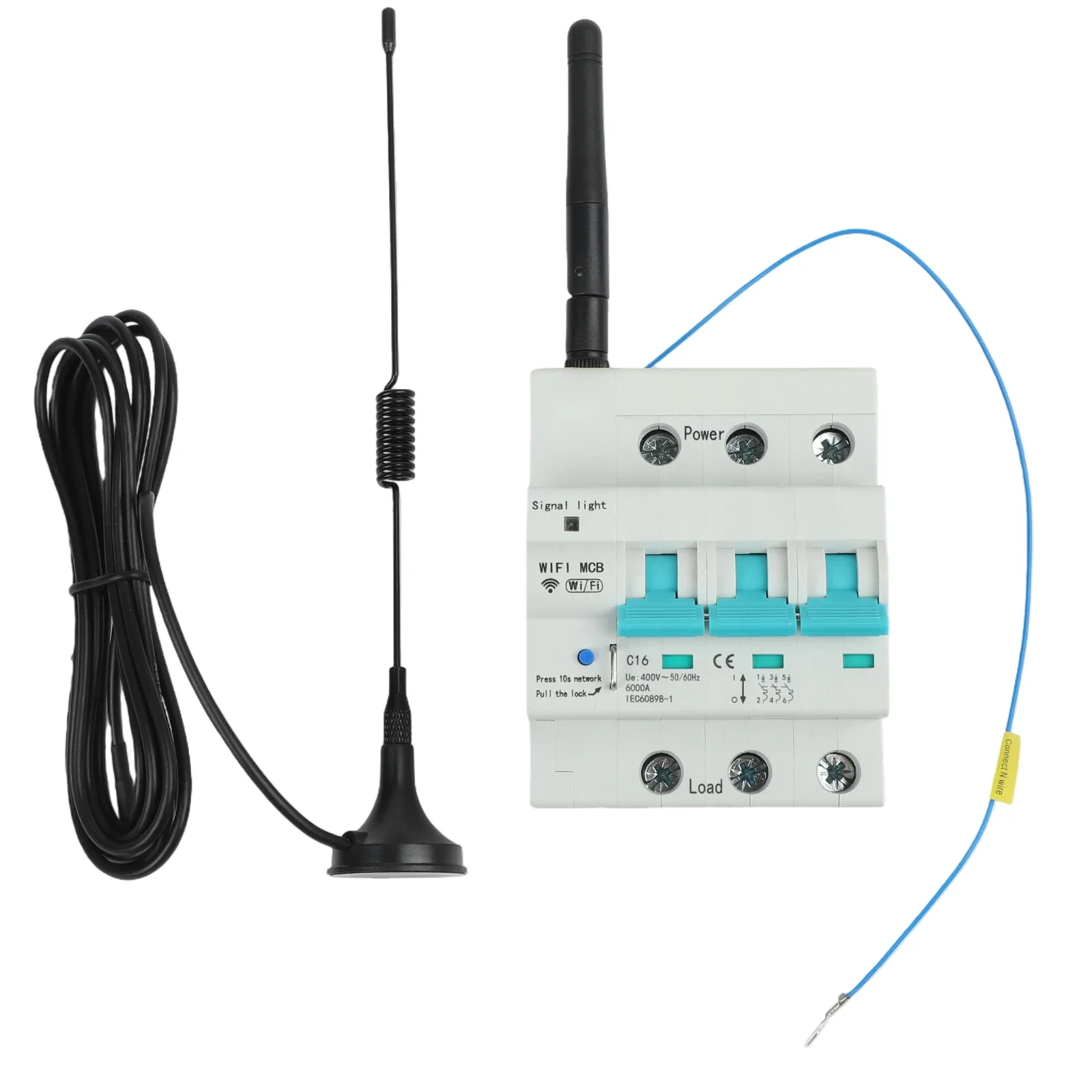 

Умный автоматический выключатель с дистанционным управлением 16А для TUYA: расширенный мониторинг, защита от перегрузок и функции таймера