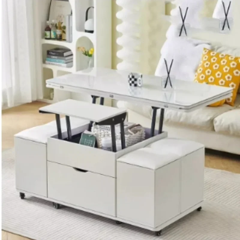 

display Bedroom Luxury Coffee Table Modern Lift Up kawaii Living Room Coffee Table Mesa Lateral Apartamento Couchtisch Furniture