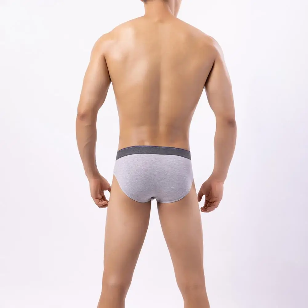 

New Men's Underwear Seamless Briefs Comfortable And Breathable Solid Color Shorts Sweat-absorbing Pants For Boys Men Panties